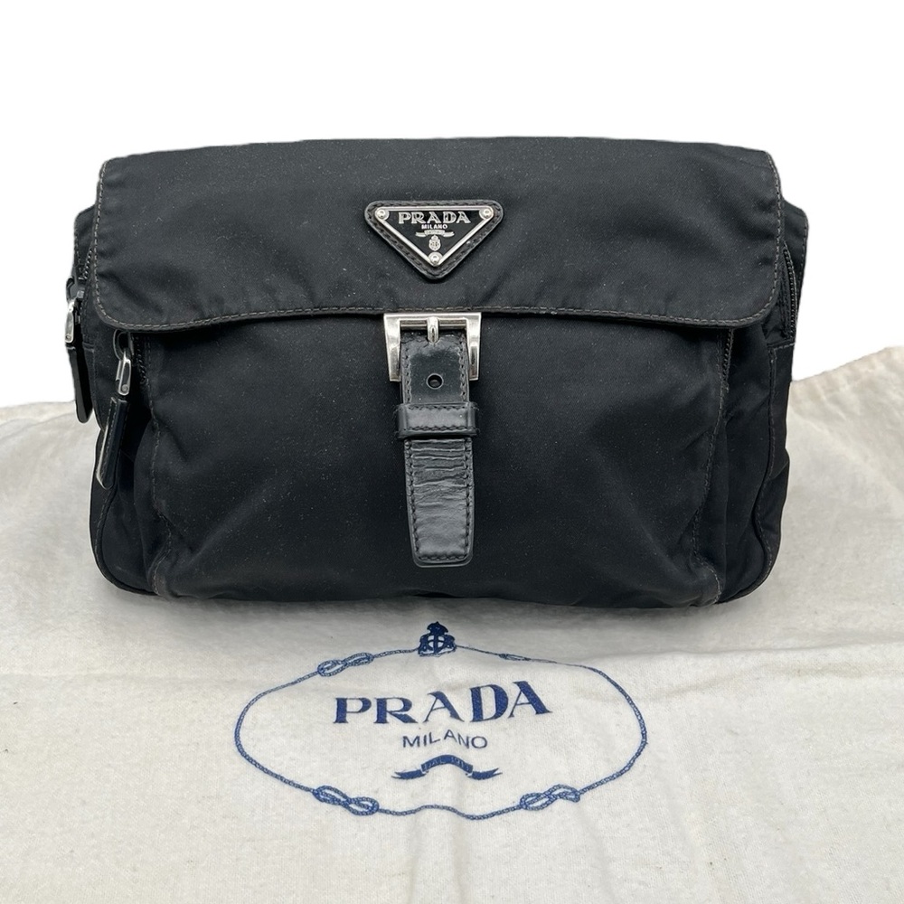 Prada Black Nylon Crossbody Belt Bag - EUC - Picture 14 of 14